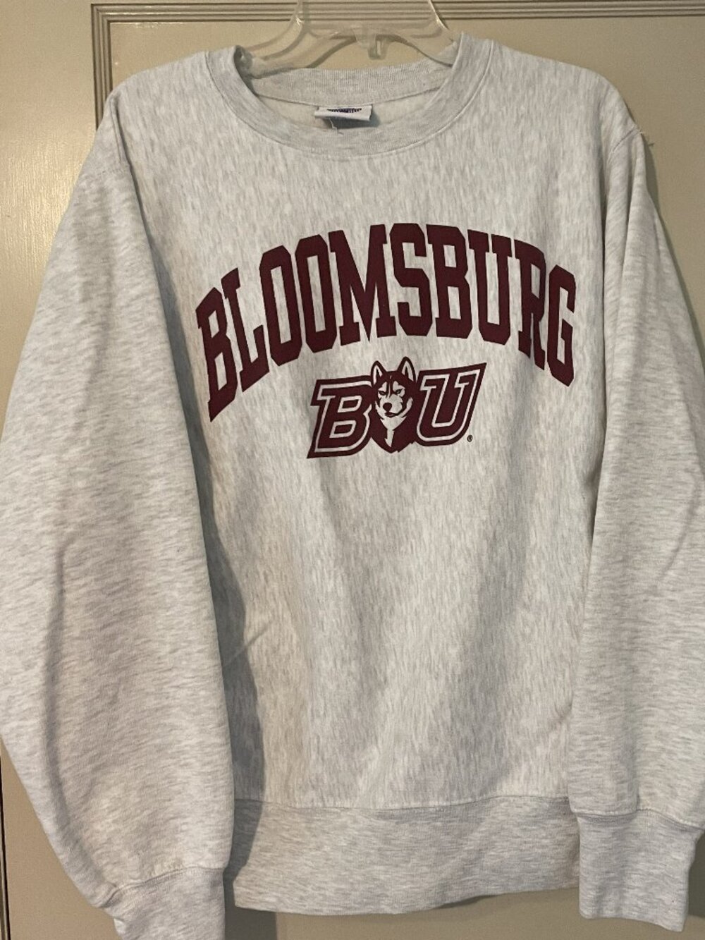 Bloomsburg University Crewneck Sweatshirt: Go Huskies!